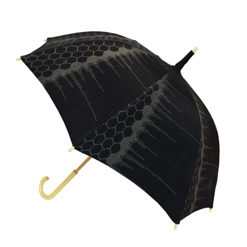 Oshima Tsumugi parasol Made by KATUMI|大島紬の日傘  Made by KATUMI