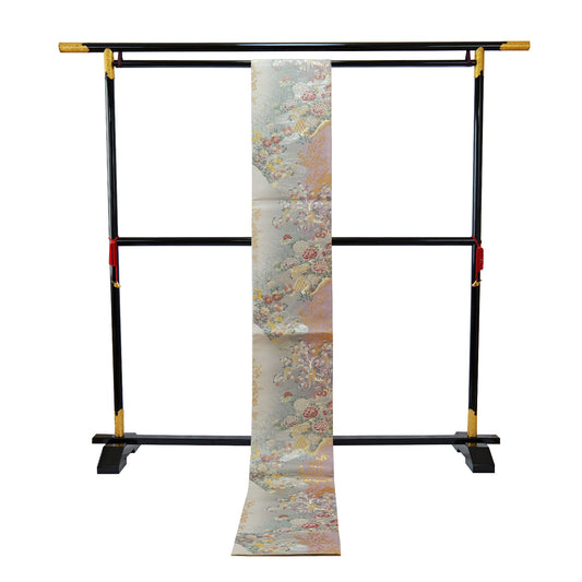 A six-panel obi sash with beautiful subtle gradation|淡いグラデーションが美しい六通袋帯