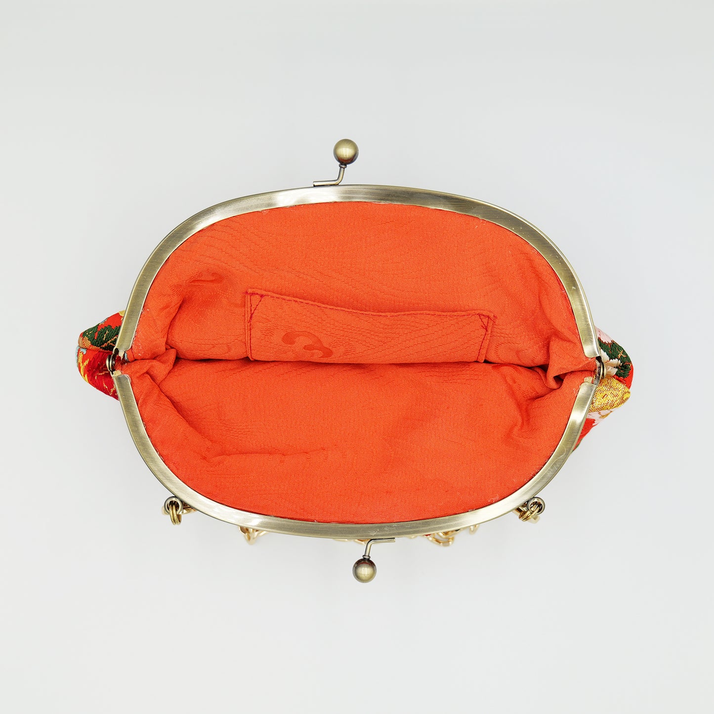 Kimono Shoulder bag with clasp Made by KATUMI