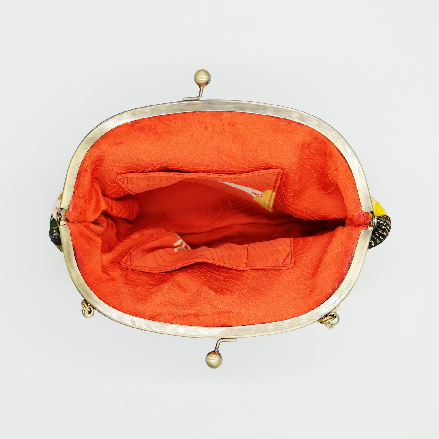 Kimono Shoulder bag with clasp Made by KATUMI