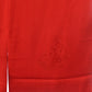 A calm vermilion women's haori coat with a single crest｜落ち着いた朱色の一つ紋入り女物羽織