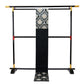 A six-fold obi with a black satin weave and Chinese flower pattern｜黒の繻子織りに唐花文様の六通袋帯