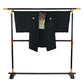 A men's haori coat made of habutae fabric with five crests of a flag and wisteria.｜羽二重の生地にのぼり藤の五つ紋が入った男物羽織