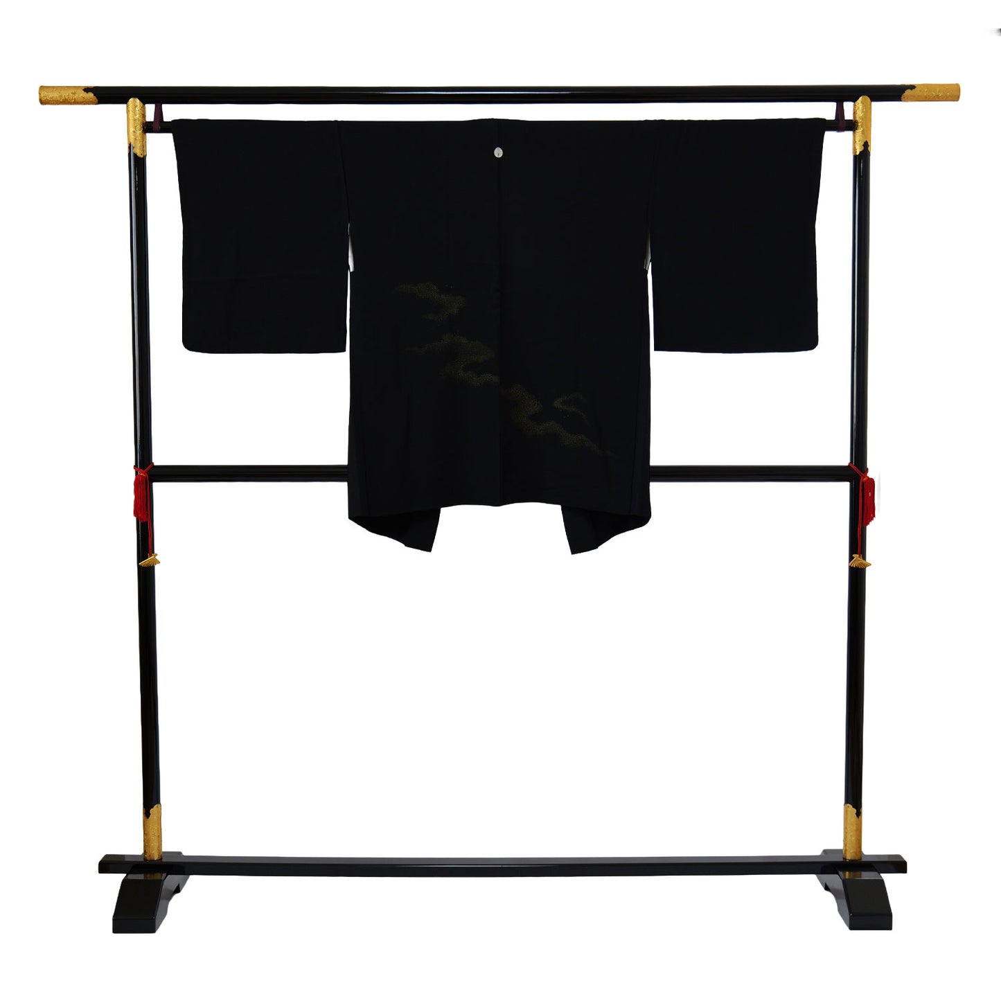 A women's haori coat made of crepe fabric with gold thread woven into it｜ちりめん地の金糸を織り込んだ女物羽織