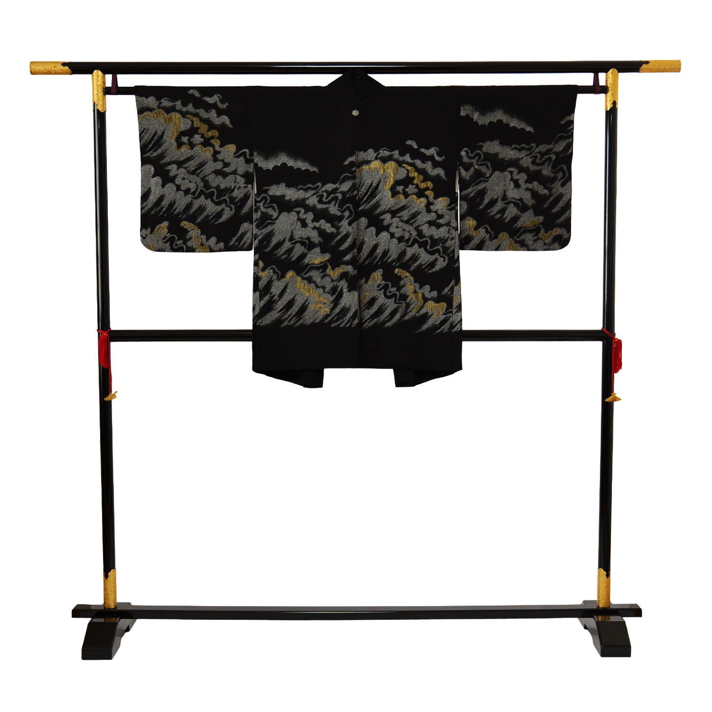 A gorgeous women's haori with gold and silver threads woven into it｜金糸銀糸の織り込みが豪華な女物羽織