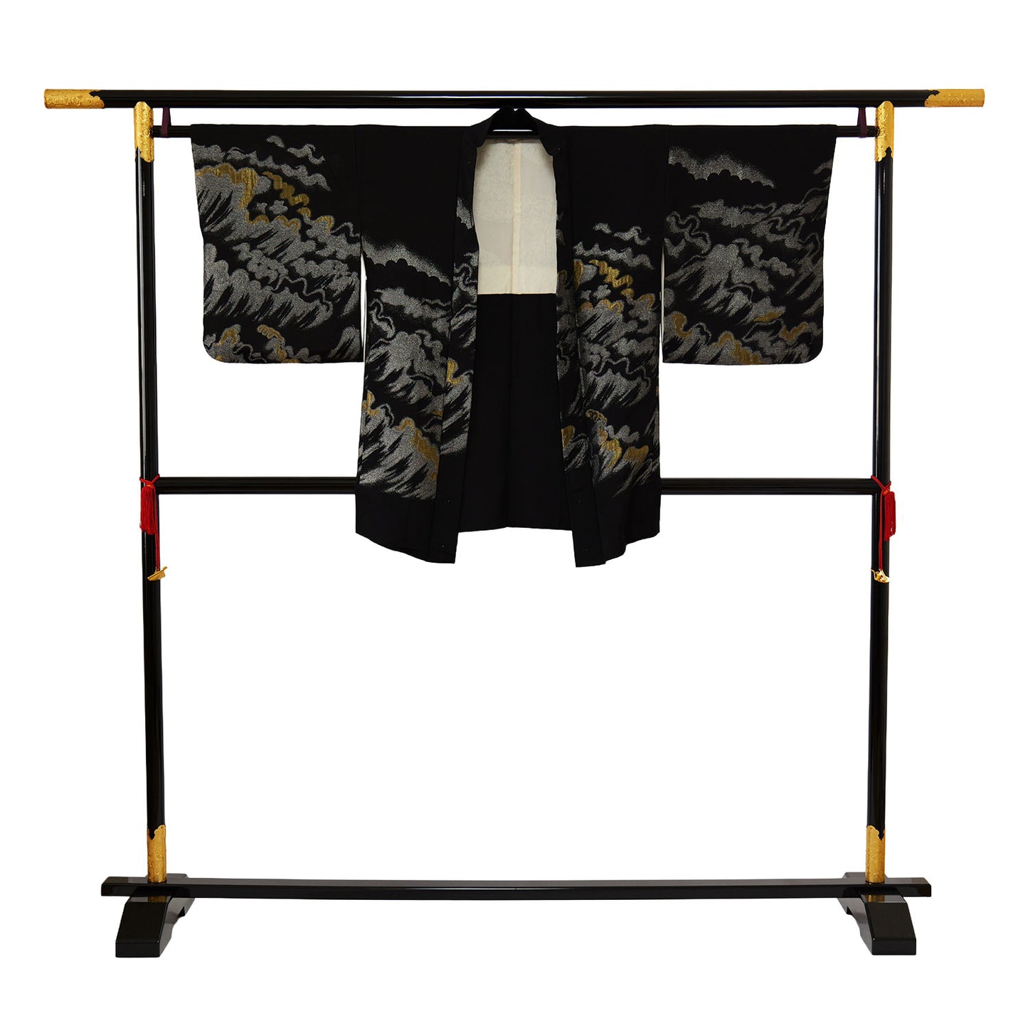 A gorgeous women's haori with gold and silver threads woven into it｜金糸銀糸の織り込みが豪華な女物羽織