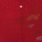 A red women's haori with a child painted on it｜童子が描かれた赤色の女物羽織