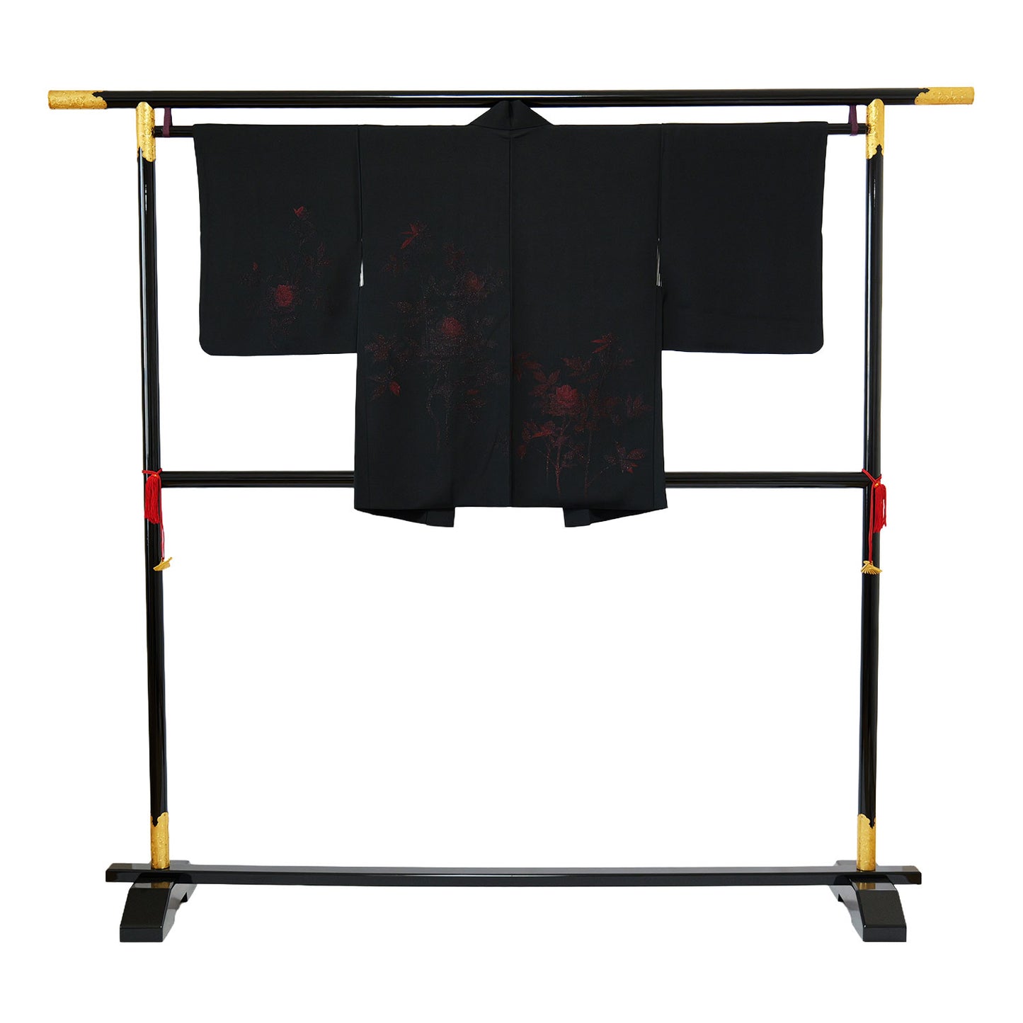A haori with a subdued floral pattern woven into it｜落ち着いた色合いの花柄を織り込んだ羽織