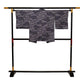 A dark purple haori with striking stencil dyeing｜型染め絞りが印象的な暗めの紫の羽織