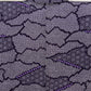 A dark purple haori with striking stencil dyeing｜型染め絞りが印象的な暗めの紫の羽織