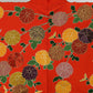 A beautiful orange chrysanthemum patterned Yuzen-dyed haori for women｜オレンジが美しい菊花文様の友禅染の女物羽織