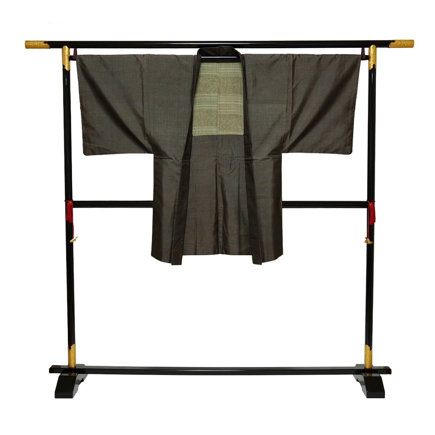 Mud-dyed Oshima Tsumugi men's haori coat｜泥で染めた大島紬の男物羽織