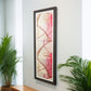 "Kimono Wall" A festive six-panel patterned obi sash in red and white, featuring a design of a phoenix｜Kimono Wall 鳳凰が描かれた赤と白のおめでたい六通柄の袋帯