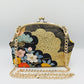 Kimono Shoulder bag with clasp Made by KATUMI